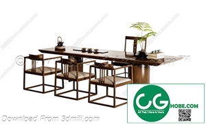 Tea Room 85 3D Model